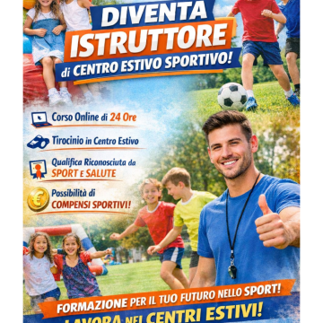 Diventa istruttore in un Centro Estivo Sportivo